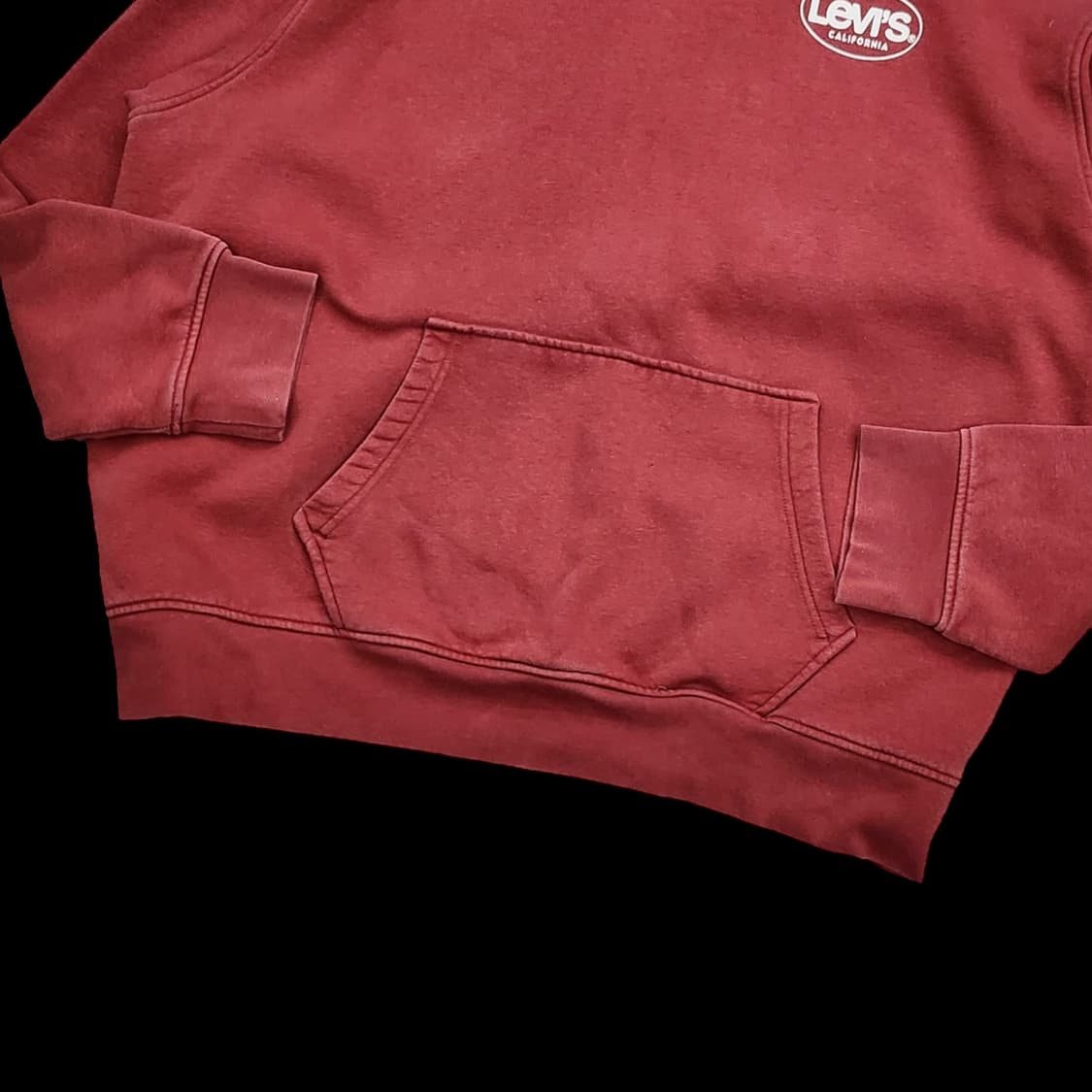리바이스 빈티지 버건디 후드티 상품이미지4