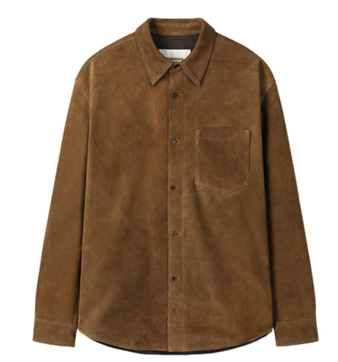 [새상품급] Suede Relaxed Shirt Camel 상품이미지1