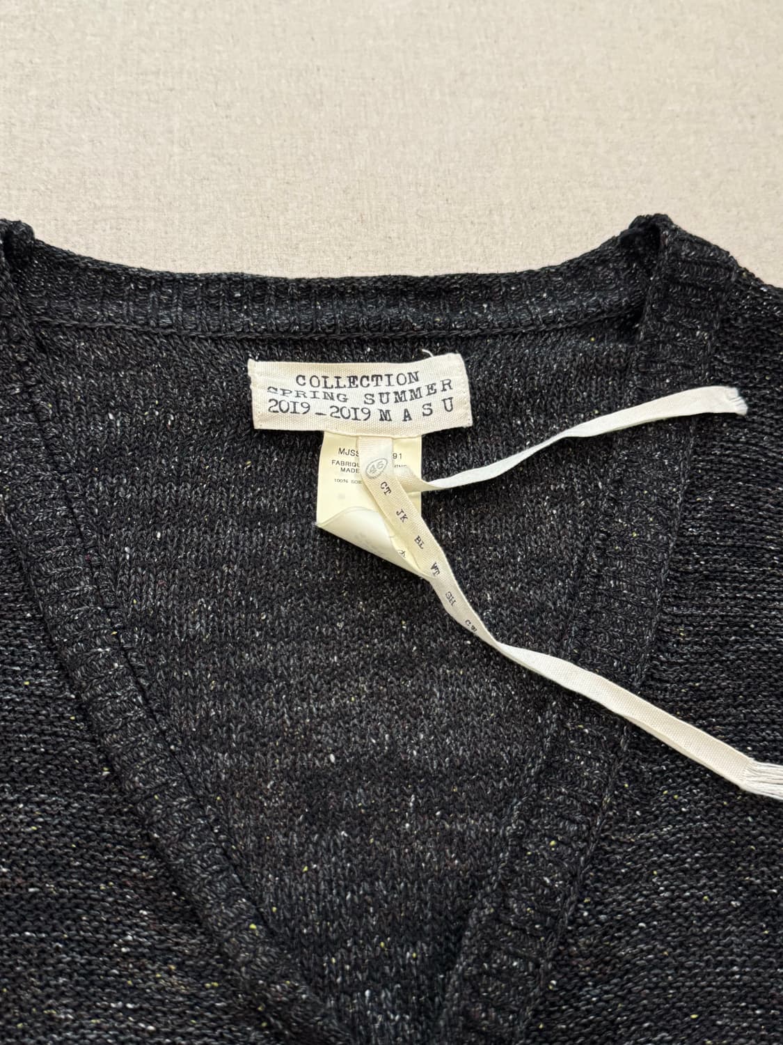 마수 19ss 실크 크롭 스페이스 가디건 상품이미지7