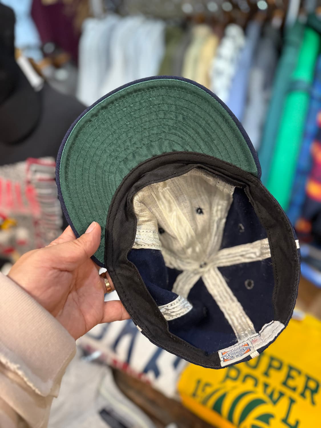 80-90년대 Ebbet Field Wool Baseball Cap 상품이미지3