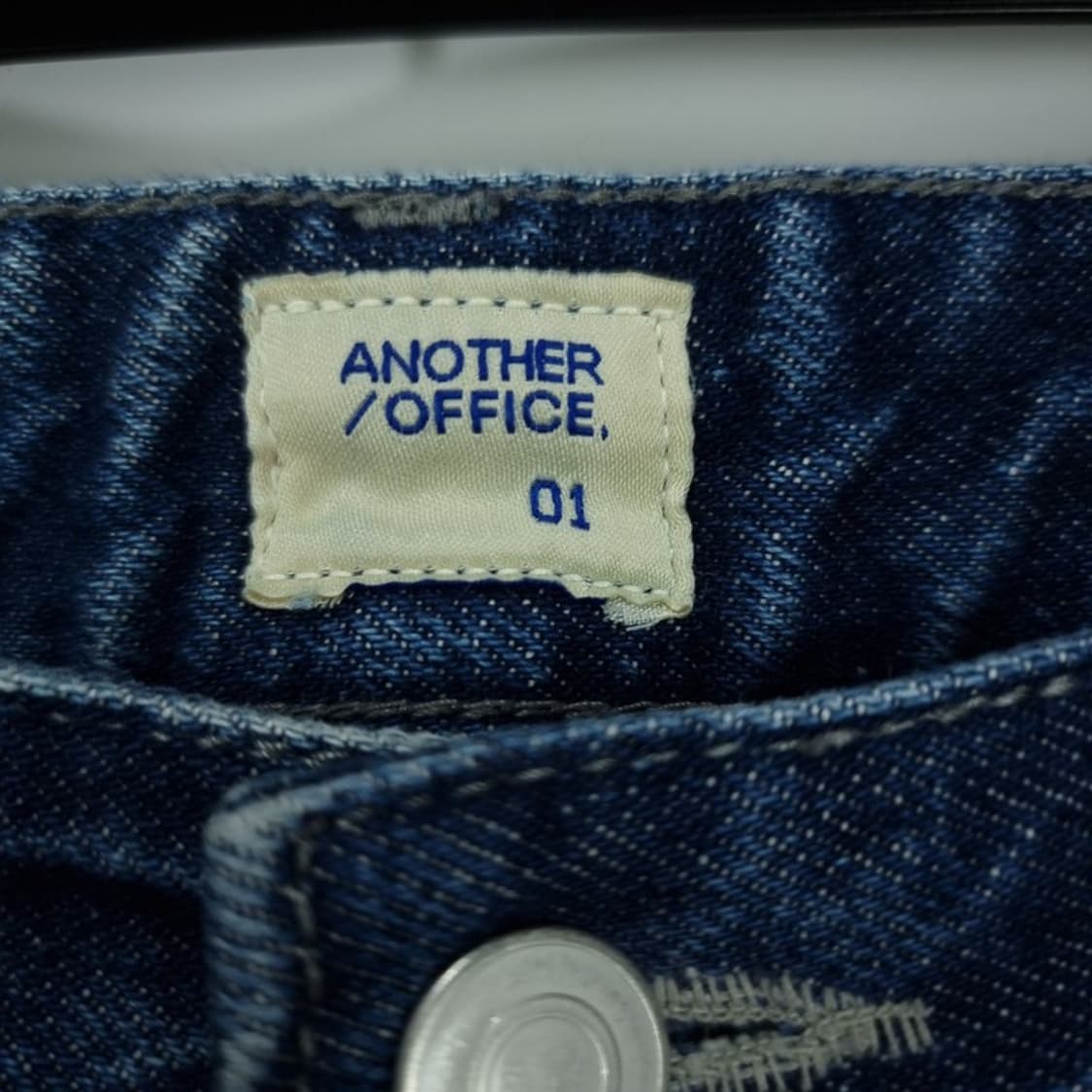 [어나더오피스] 셀비지 롤업 테이퍼드 데님 팬츠 청바지 M19652 상품이미지7