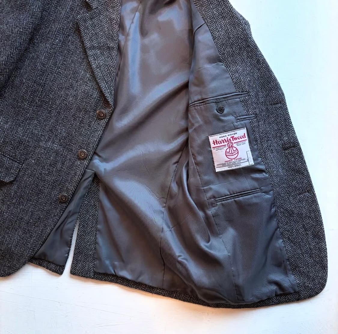 제임스앤더슨 x 해리스트위드 헤링본 자켓 상품이미지5