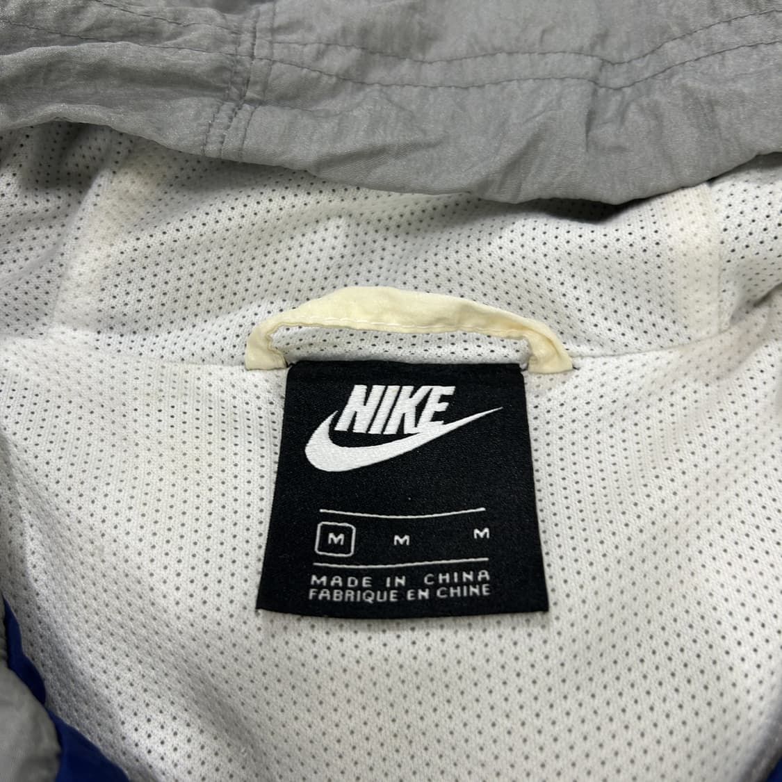 나이키 바람막이 후드 자켓 회색/네이비 m 상품이미지2
