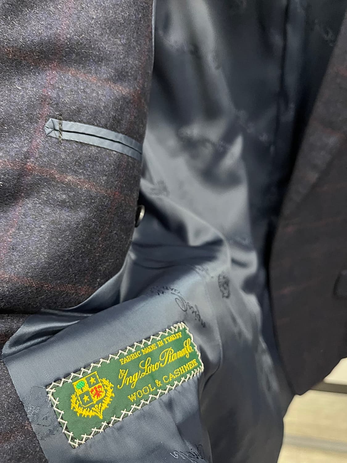 105,33-34) 로로피아나 비스포크 캐시미어 셋업  상품이미지6