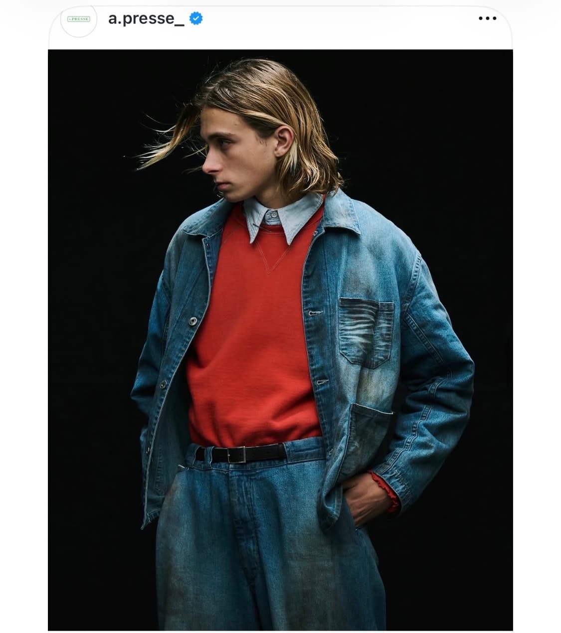 아프레쎄 데님 커버올3사이즈  (익스클루시브) 상품이미지1