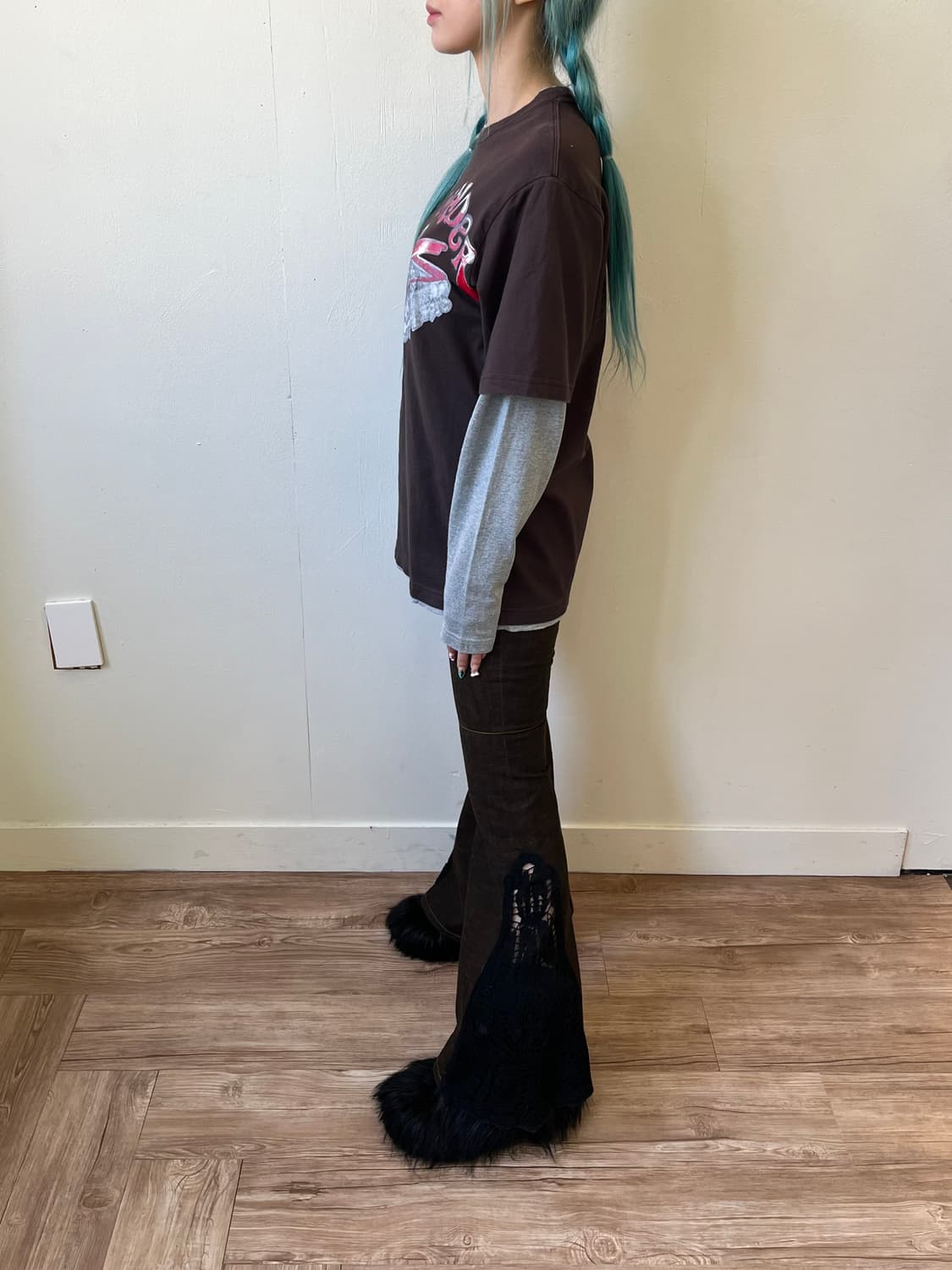 Pura 레이어드 데님 팬츠 상품이미지8