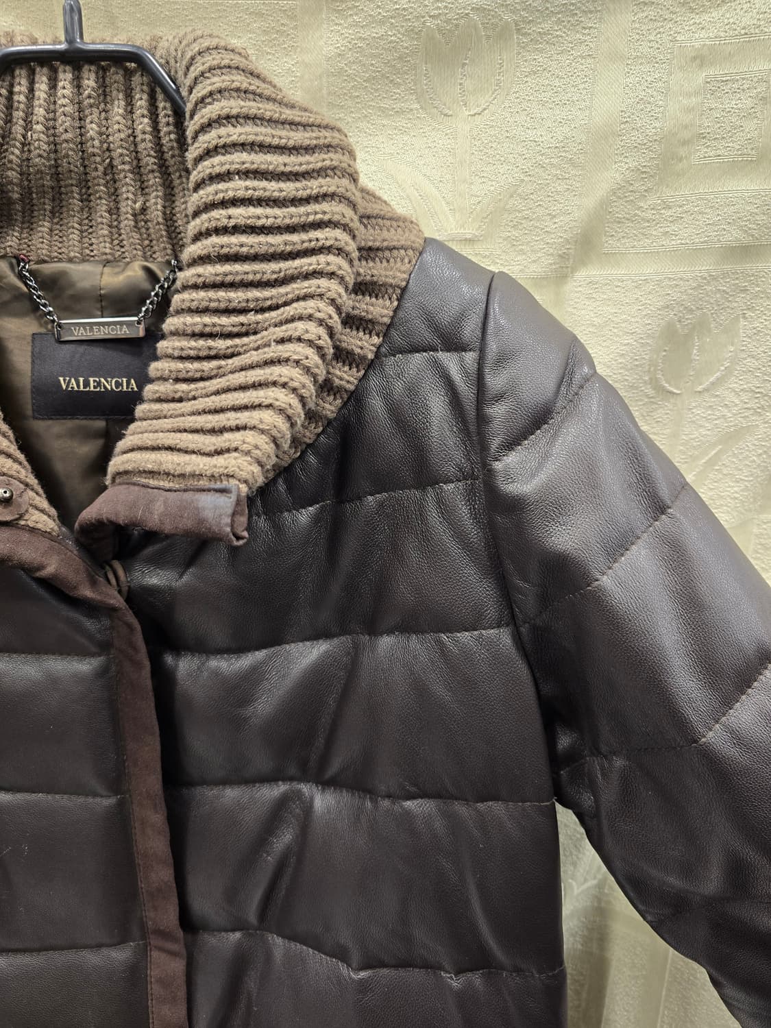 발렌시아 VALENCIA 양가죽 롱 패딩 55(S) 상품이미지3