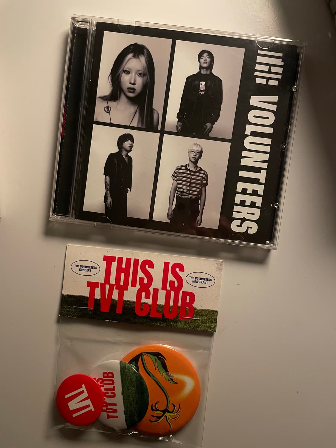 더 발룬티어스  cd 앨범, 뱃지 상품이미지1