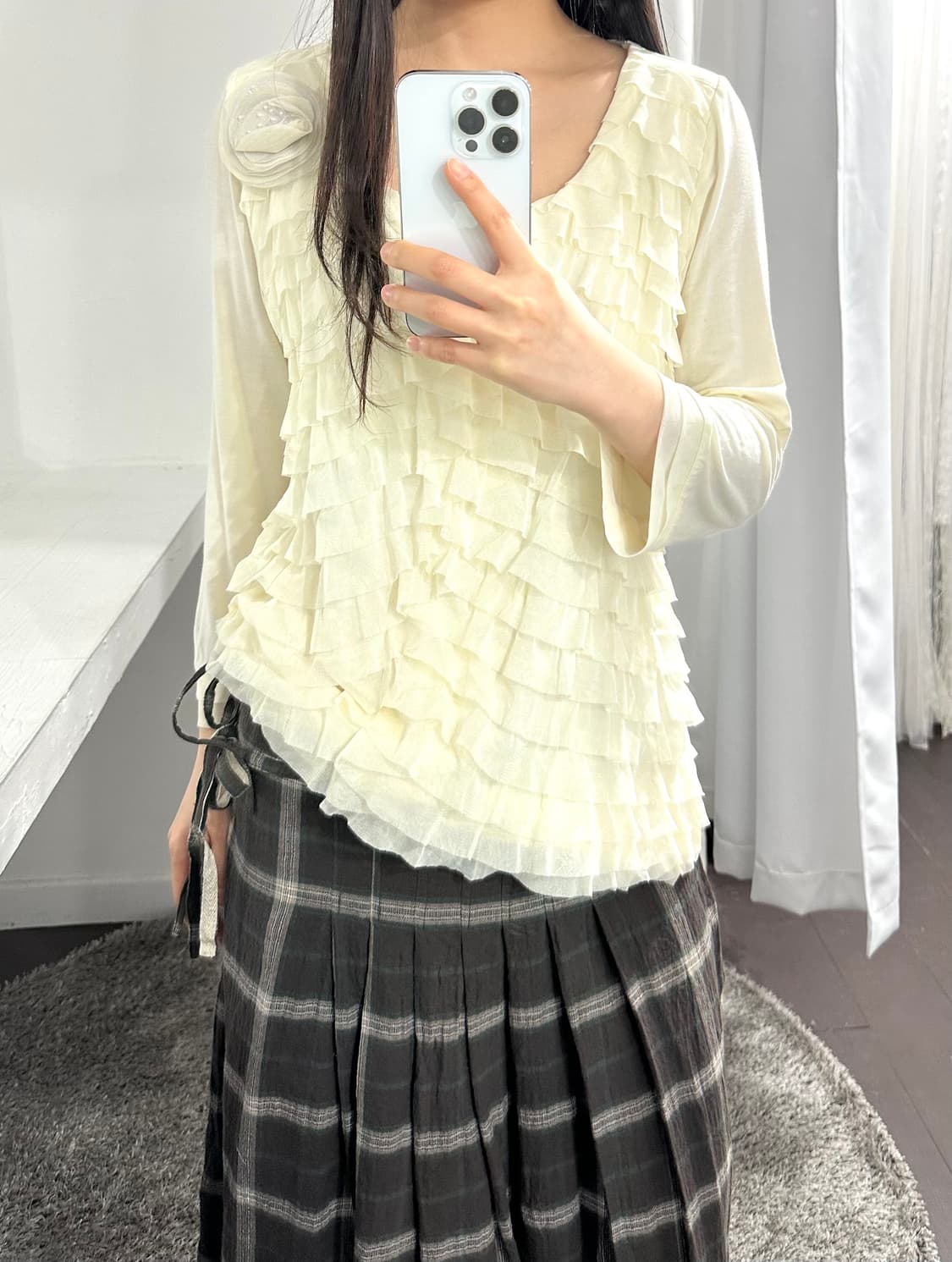 jiyugaoka sha layered top 상품이미지4