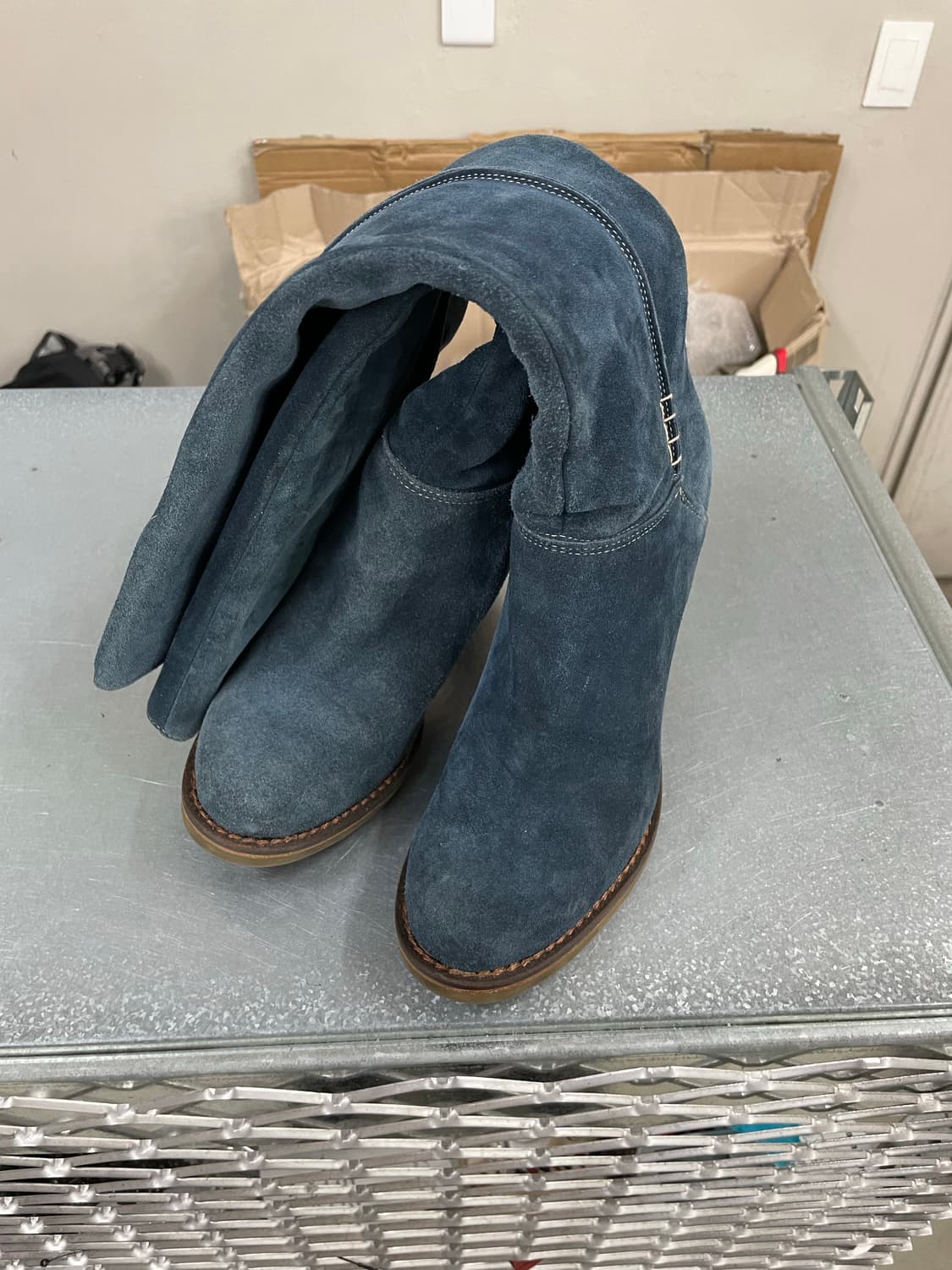 마나스 레아 포스카티 스웨이드 롱부츠 38 상품이미지2