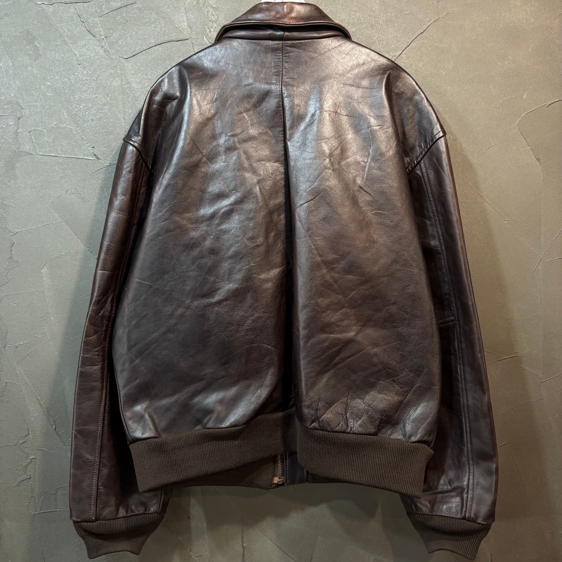 [L] VINTAGE 빈티지 A-2 가죽 자켓 상품이미지6