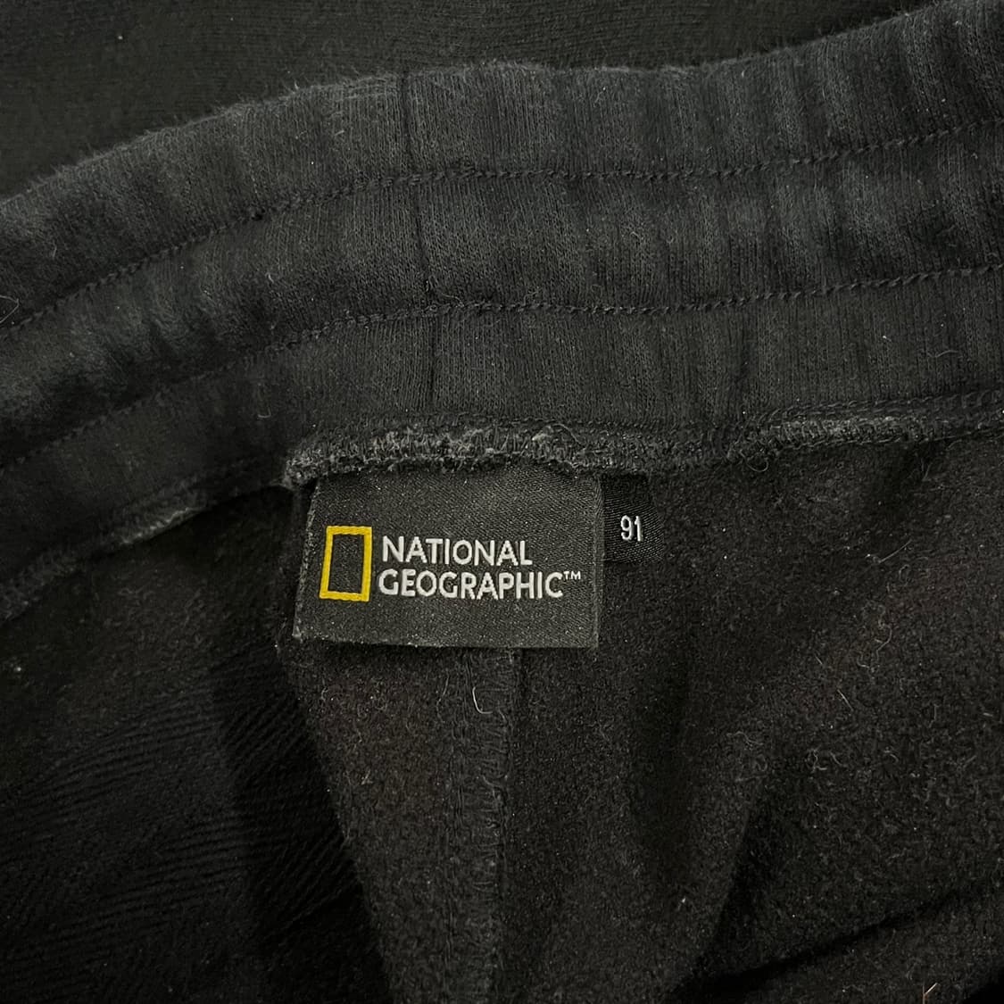 [정품] 내셔널지오그래픽 검정색 트레이닝 바지 b15 상품이미지4