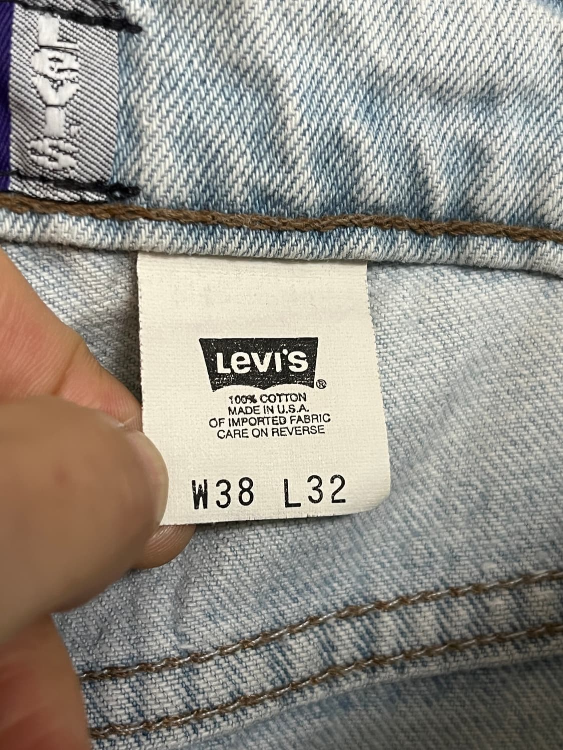 90s USA LEVIS SILVER TAB BAGGY 상품이미지9