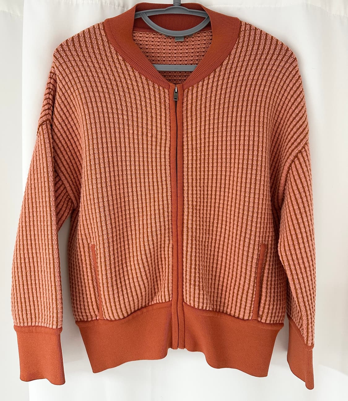 [코스] 여성 와플 S사이즈 니트 집업 상품이미지1