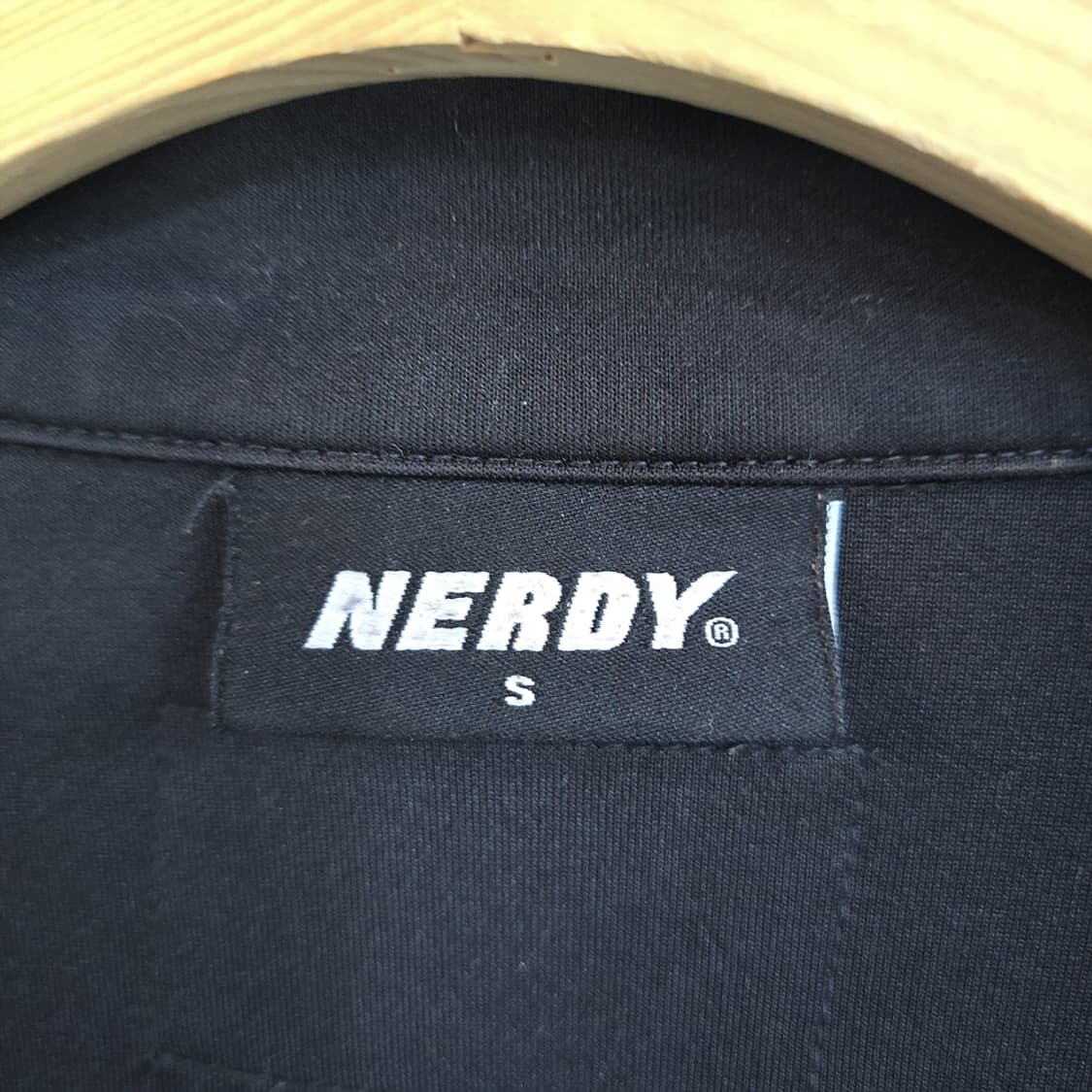 널디(NERDY) 트랙 집업 자켓 블랙 S 상품이미지5