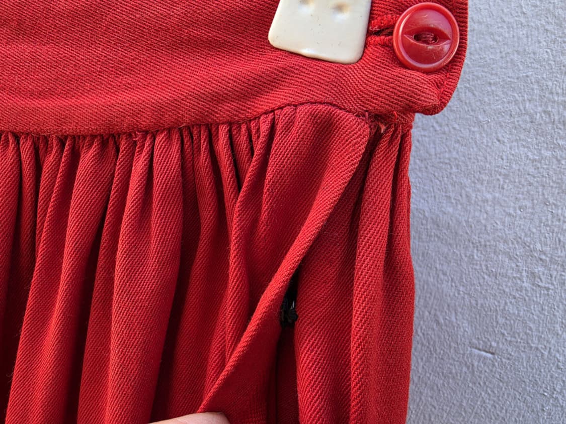 80-90s 빈티지 십자수 스커트 상품이미지7