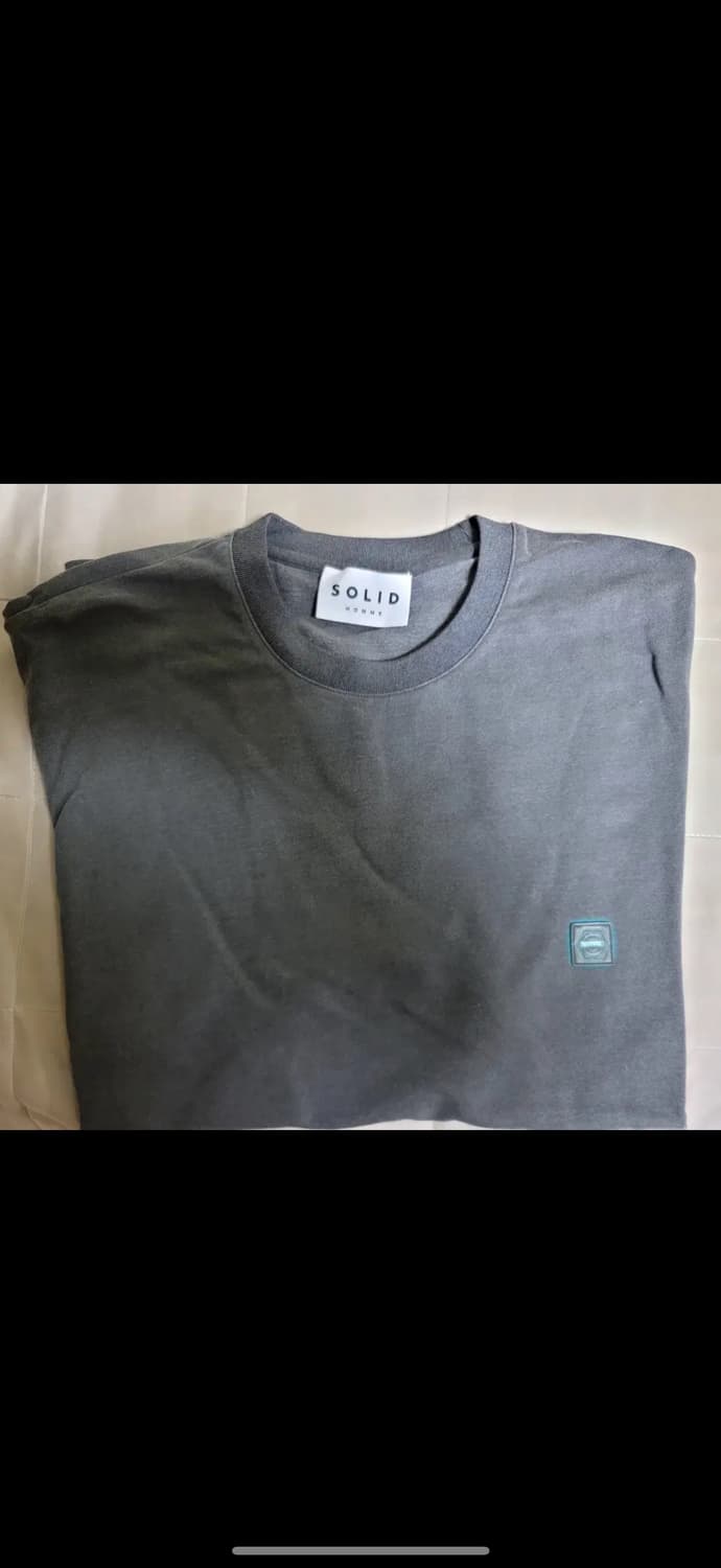 솔리드옴므 나비 반팔 티셔츠 52사이즈 상품이미지1