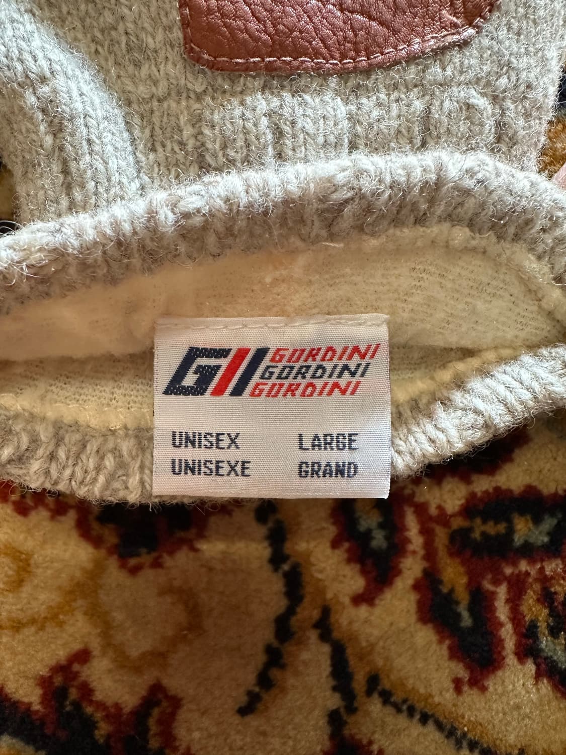 고르디니(Gordini) 빈티지 울 믹스 레더 글러브 - L 상품이미지4