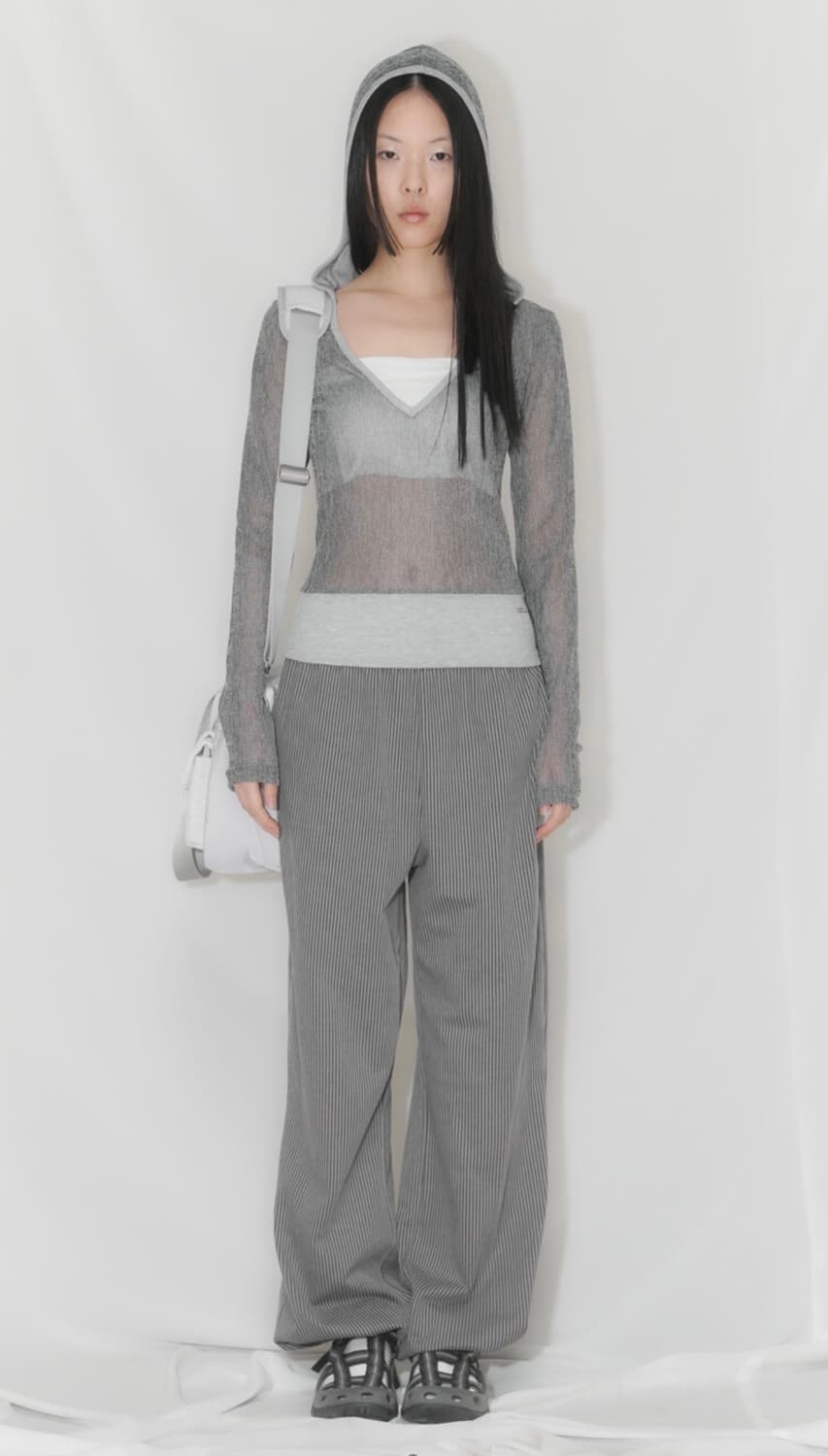 탠스댄스(파히섬) stripe easy pants_black 상품이미지2