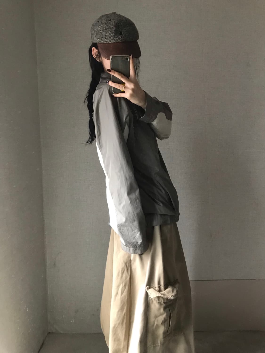 나이키 카키 바람막이 상품이미지3