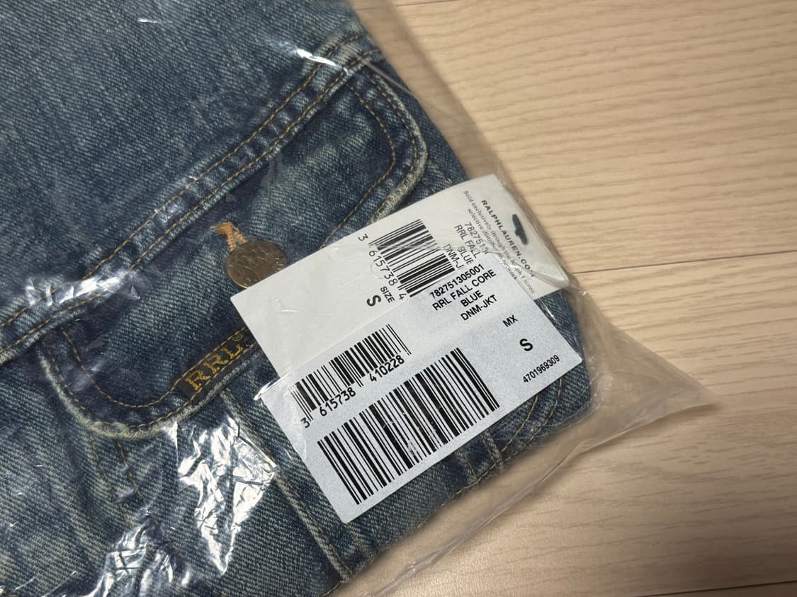 RRL lot 271 리랜드 워시 데님 자켓 상품이미지3