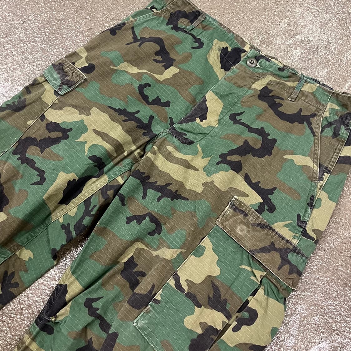 80s 미군 Erdl 밀리터리 팬츠 (M/R) 상품이미지2