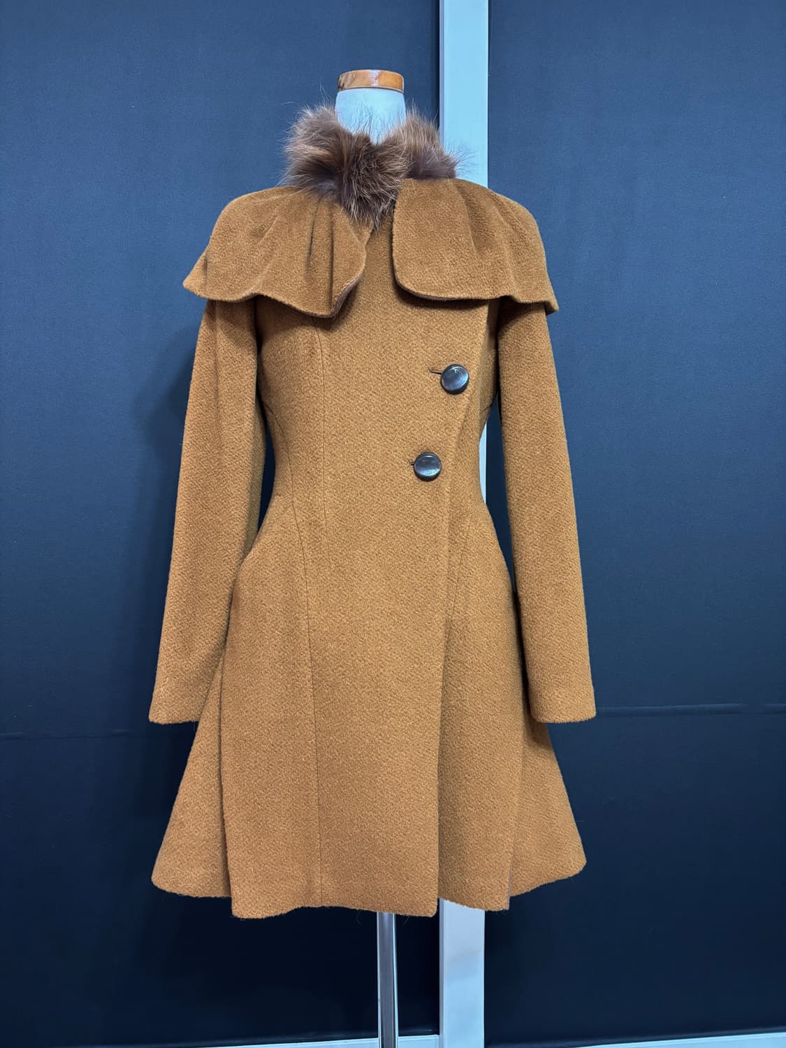 새제품ㅡ 에고이스트 셔링 케이프 코트 55 상품이미지1