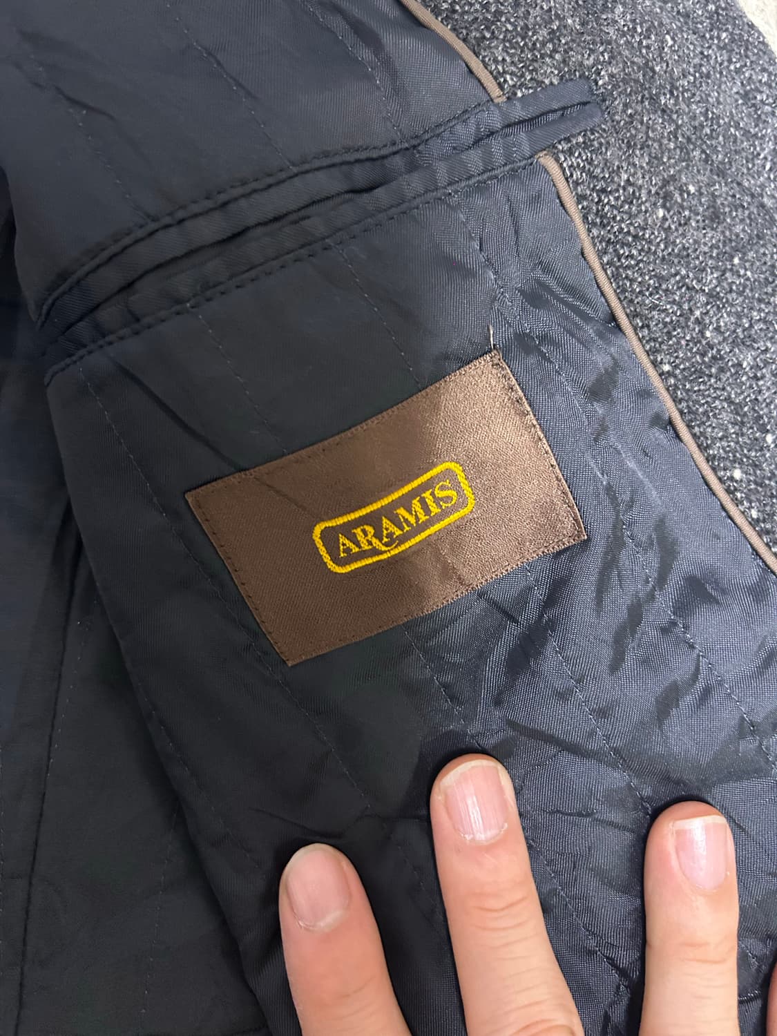 일제 아라미스 체크 블레이저 사이즈 105~110 상품이미지4