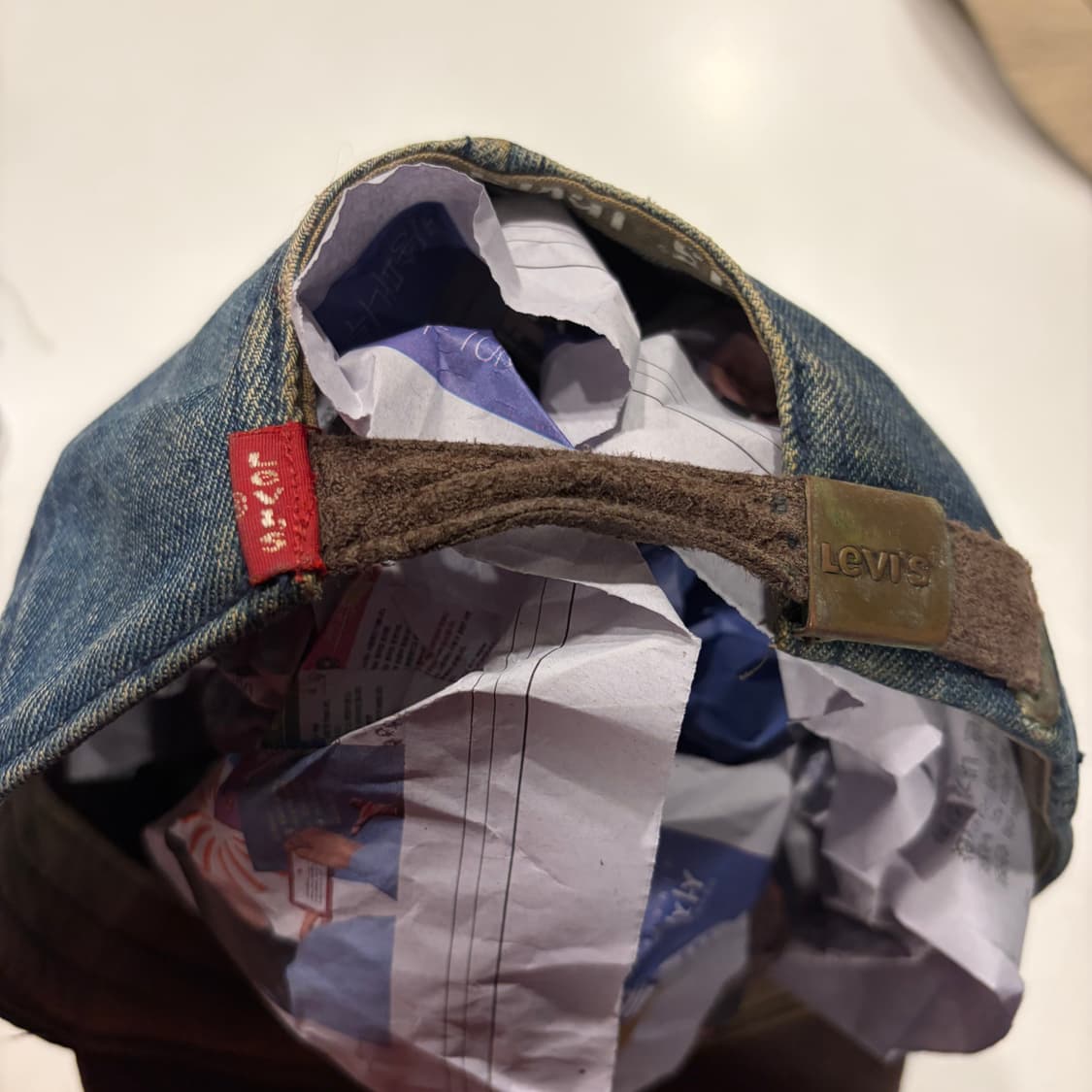 리바이스 자수 빈티지 볼캡 모자 상품이미지2