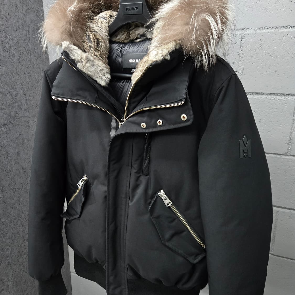 맥케이지 딕슨 패딩 38 실버퍼 상품이미지1