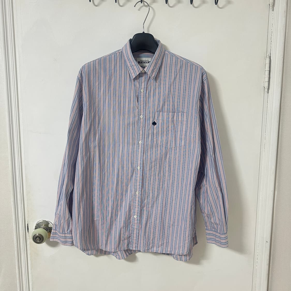 3(105) 비트앤사일런스 릴렉스핏 셔츠 블루 상품이미지1