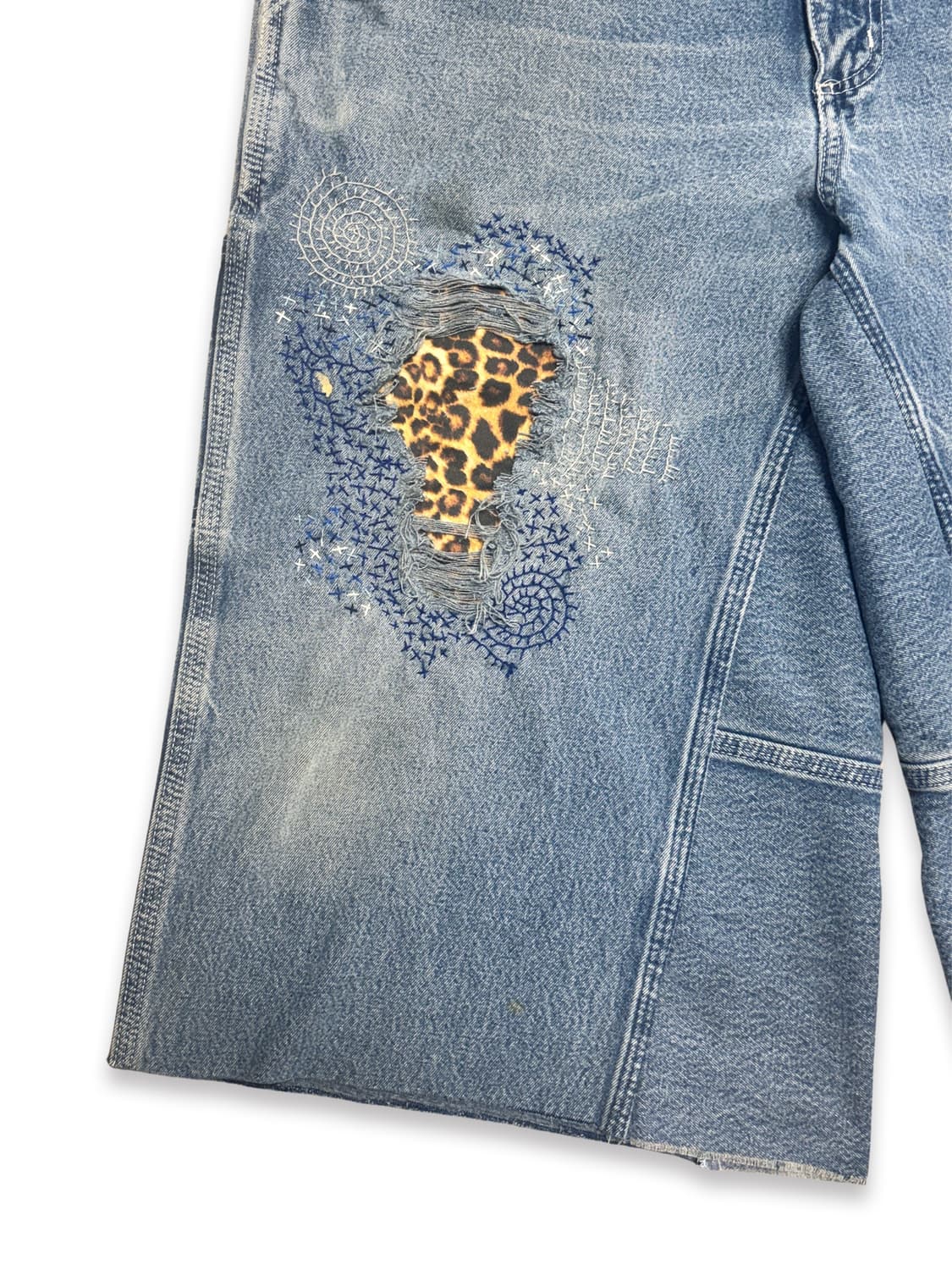 Carhartt Boro Sashiko Distressed Shorts 상품이미지3
