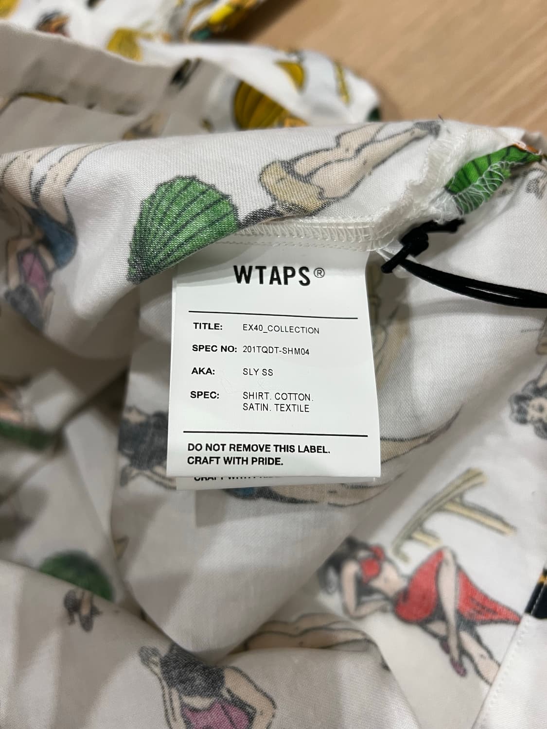 더블탭스 우먼프린트 하와이언 셔츠 3사이즈 상품이미지4