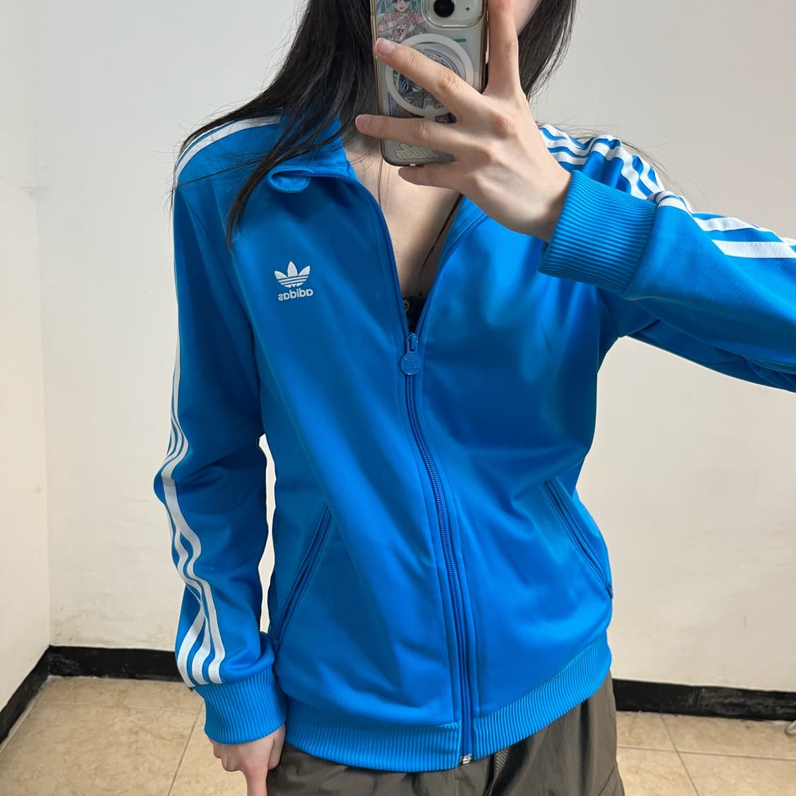 Adidas sky blue Firebird jersey 상품이미지2