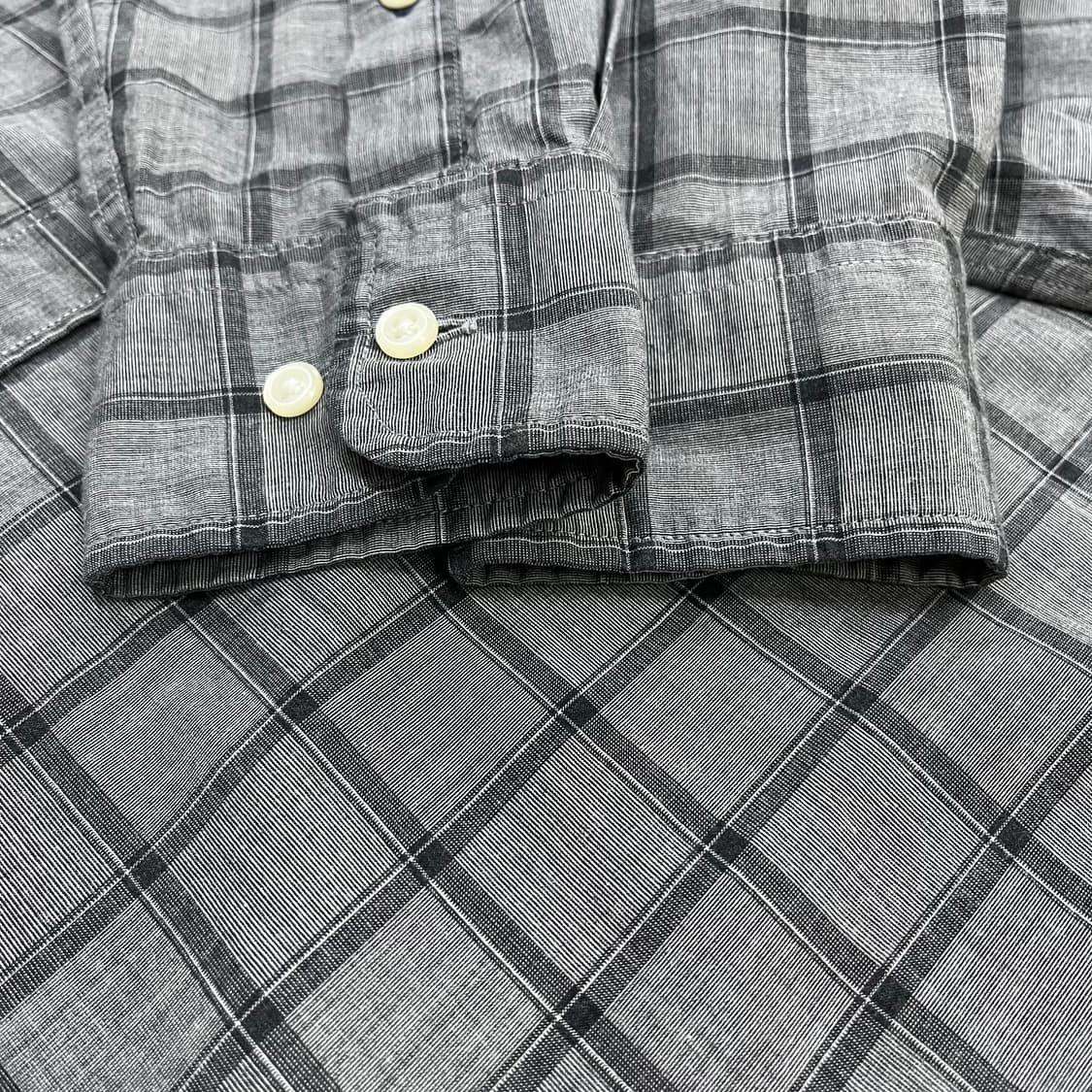 [M] 타미힐피거 슬림핏 격자 체크 셔츠 남방 3949 상품이미지5