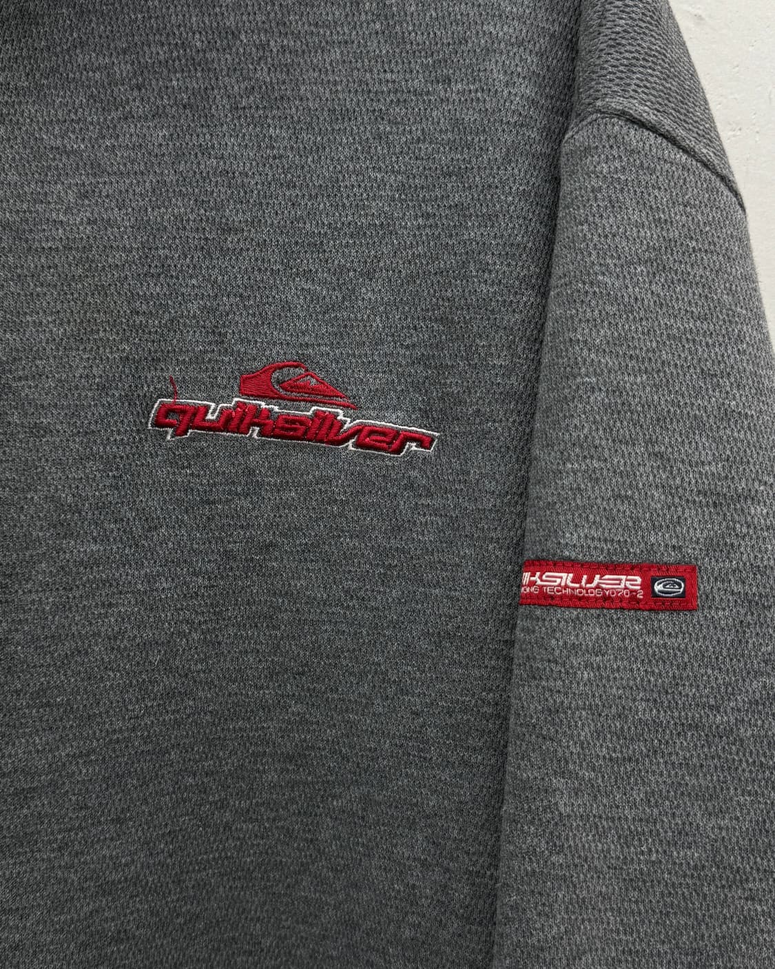 퀵 실버 00s 오버사이즈 집업 후디 상품이미지3