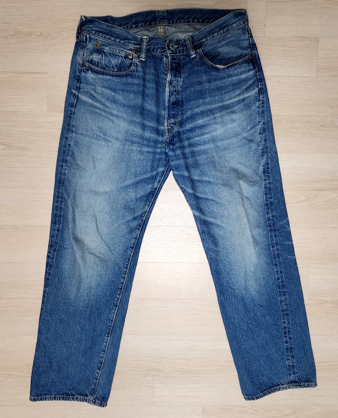 웨어하우스 LOT 1101 워싱진 34(31~32) 연청 수선, 세탁 X 상품이미지1