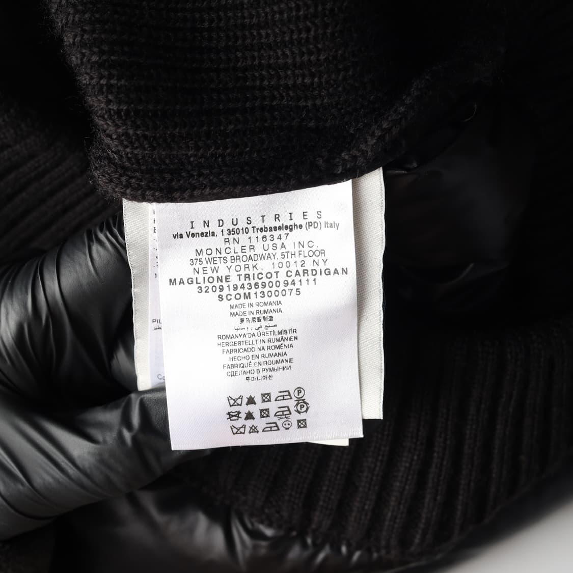 몽클레어 니트 패딩 후드 집업 재킷 상품이미지5