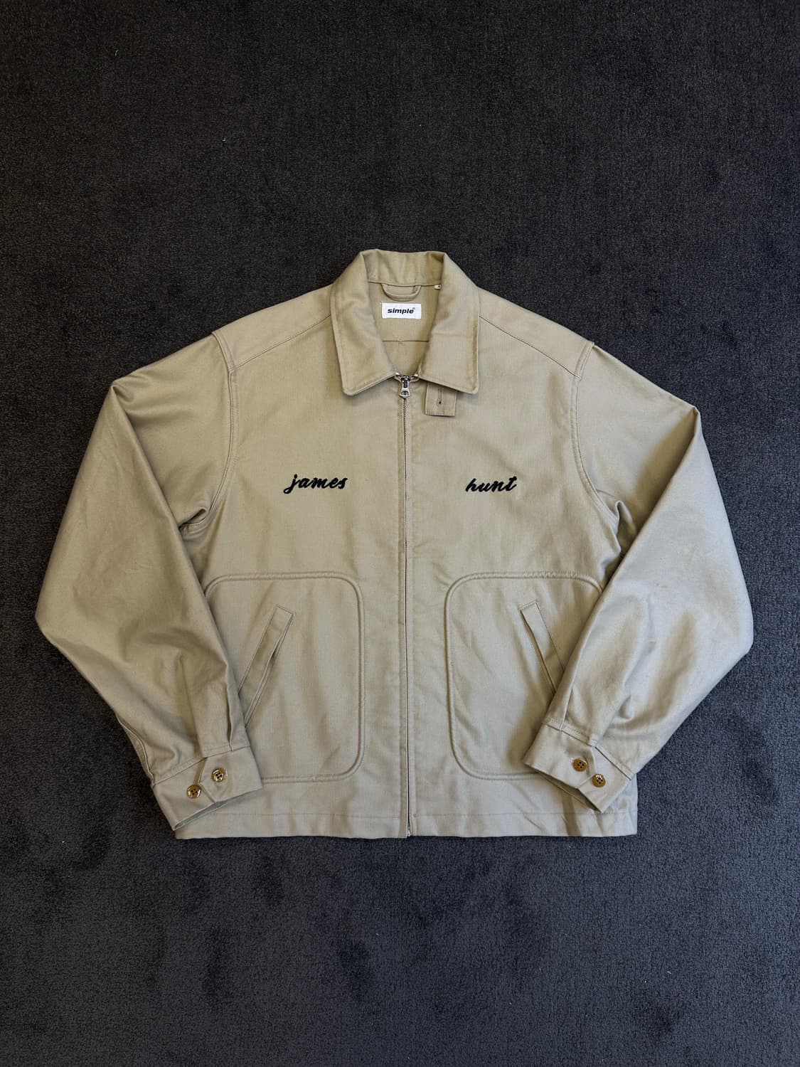 Simple Clothes  James Hunt 자수 자켓 42(XL) 상품이미지1