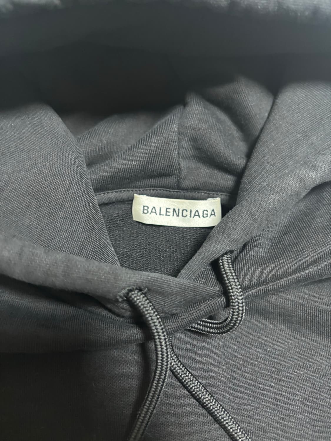 발렌시아가 웨이브로고 후드티 M사이즈 상품이미지5