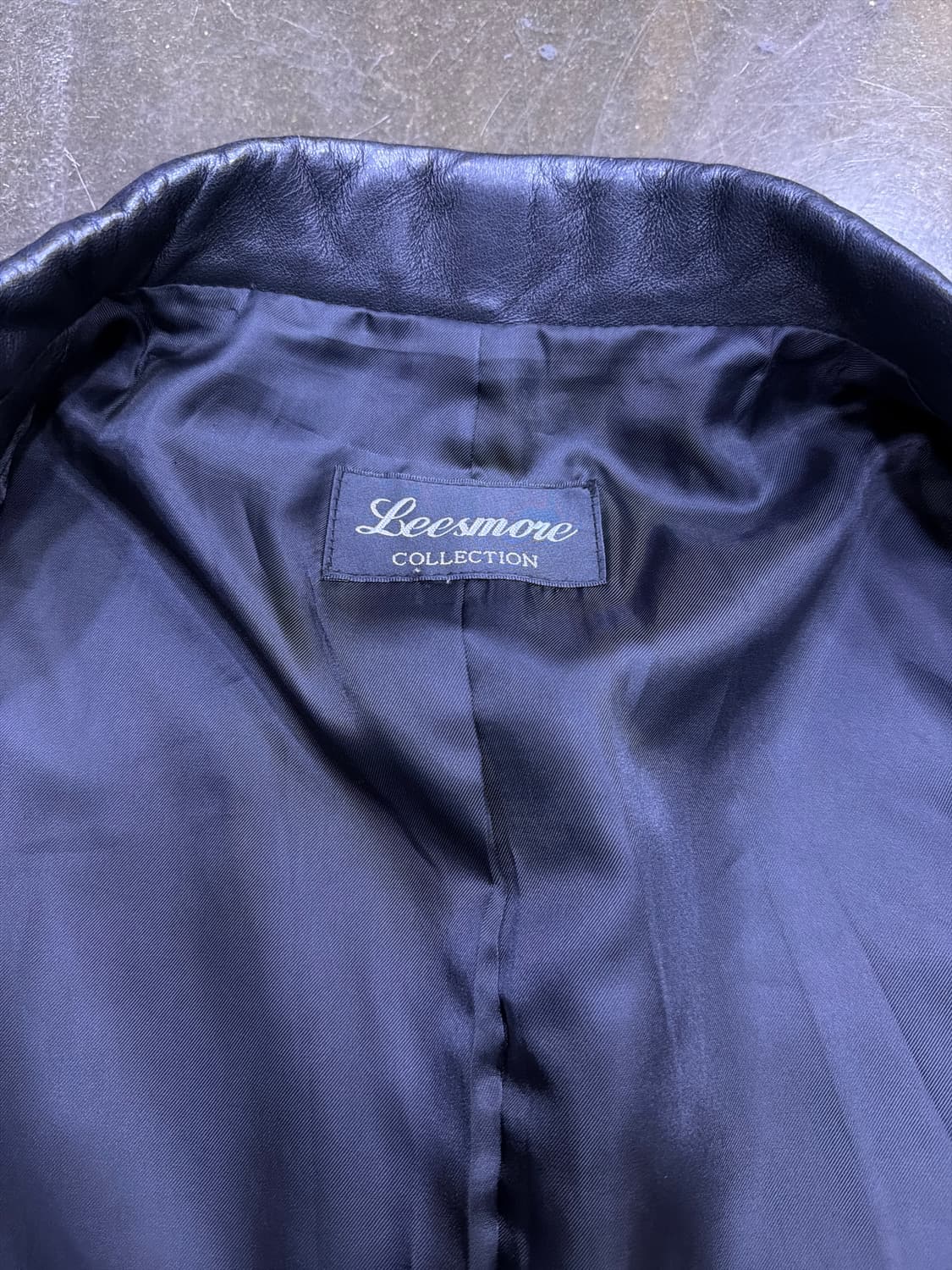 Leesmore 리스모어 심플 싱글 원버튼 양가죽 자켓 55 상품이미지6