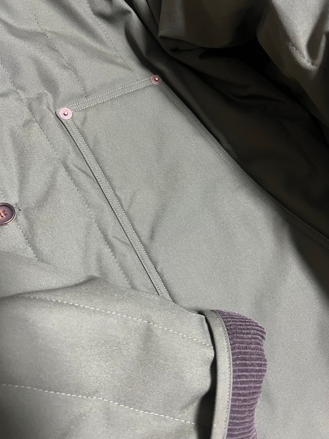 비디알 PADDED CHORE JACKET [Military Camp] 상품이미지4