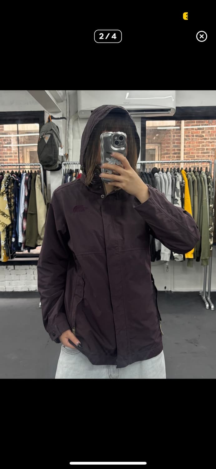 노스페이스 퍼플 바람막이 상품이미지1