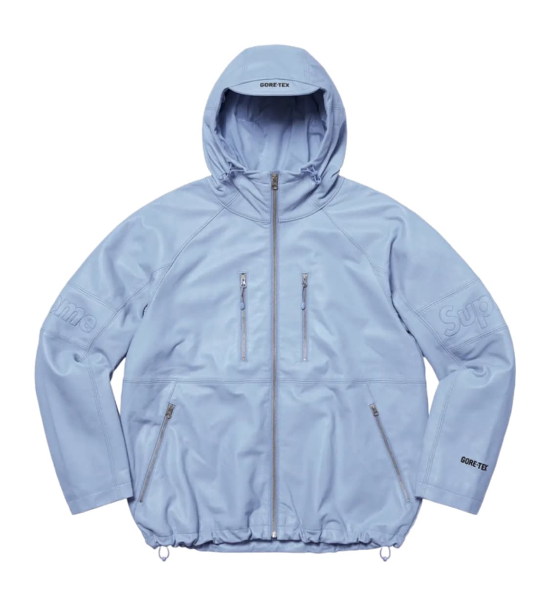 22ss 슈프림 고어텍스 레더자켓 라이트블루 상품이미지3