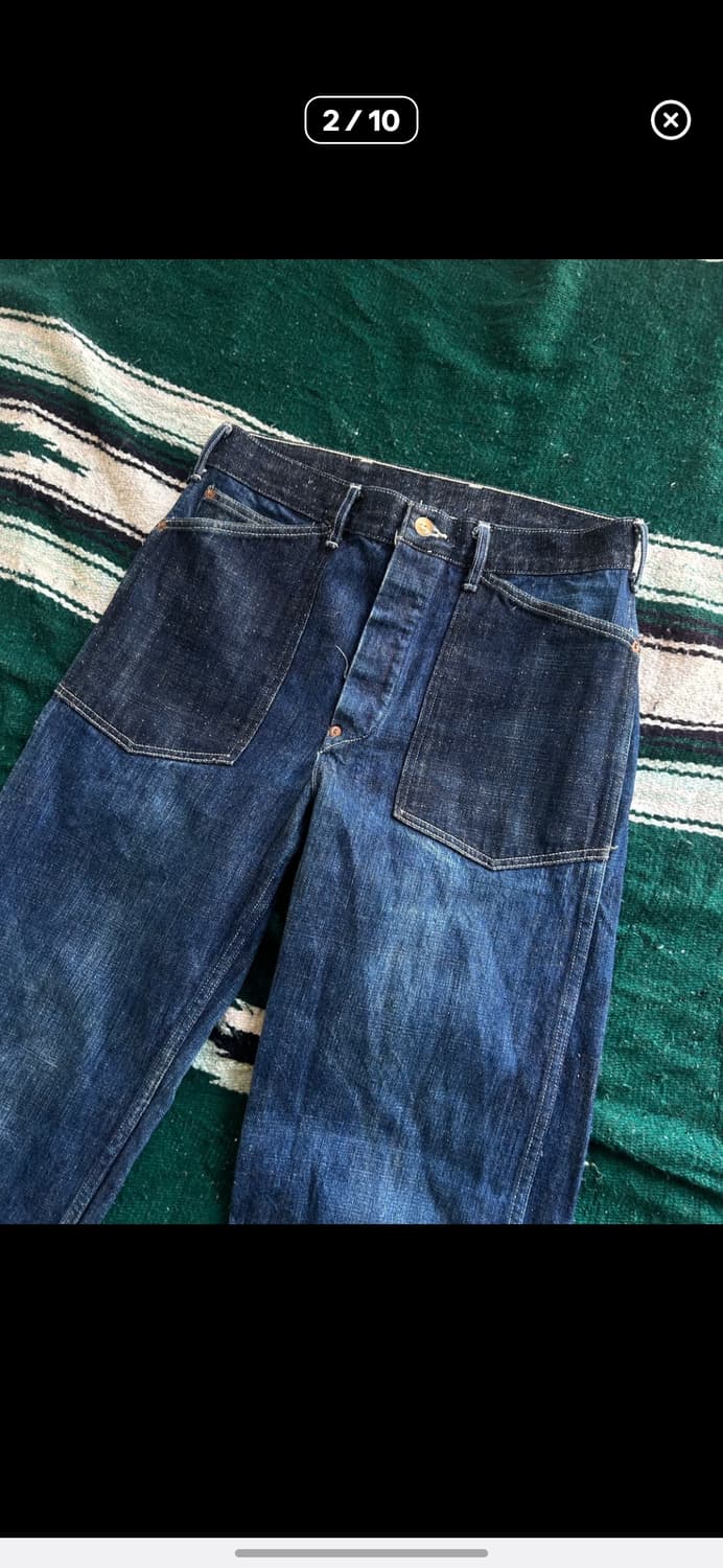 슈가케인 데님워크팬츠 32size 상품이미지2