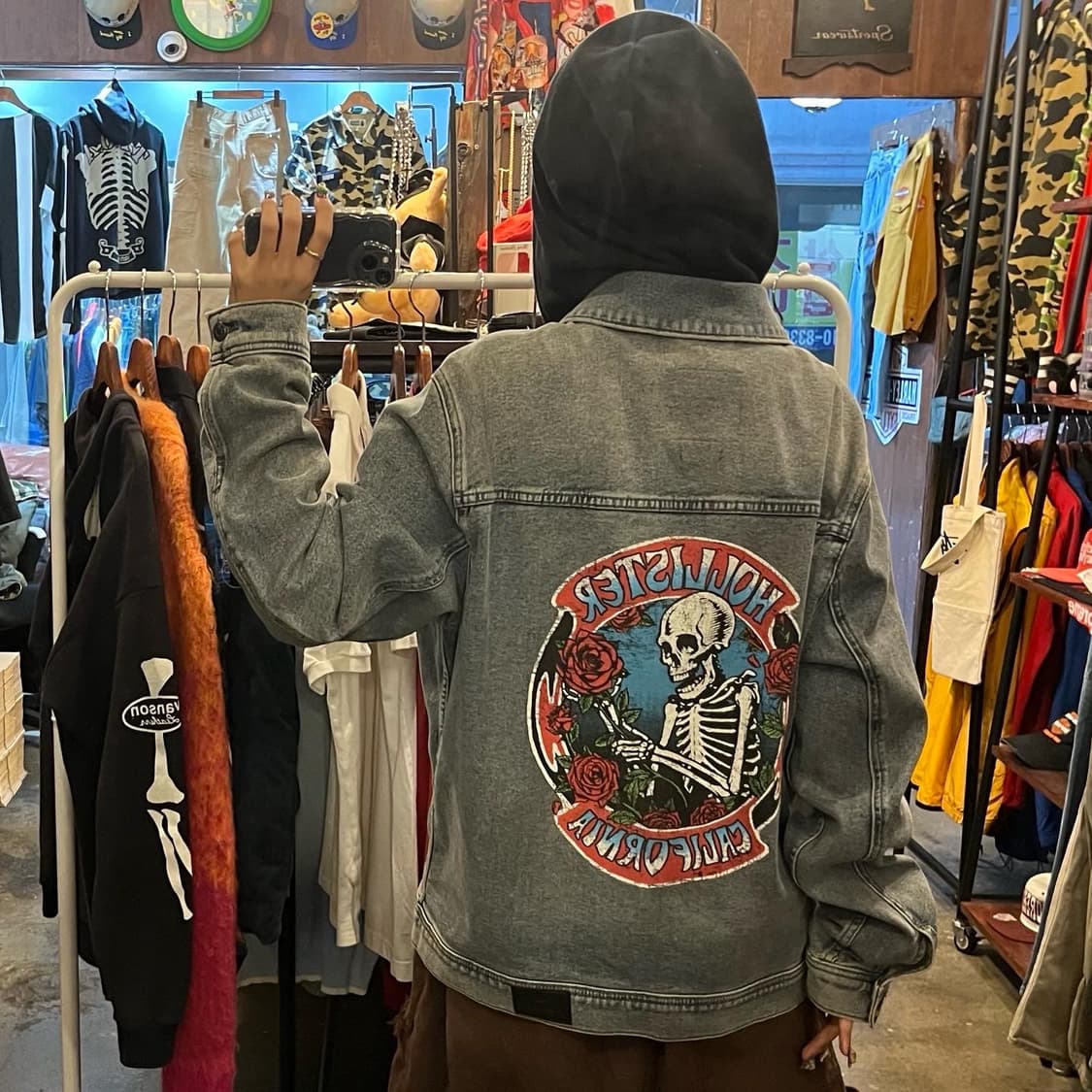  HOLLISTER Denim Hood Jacket 상품이미지9