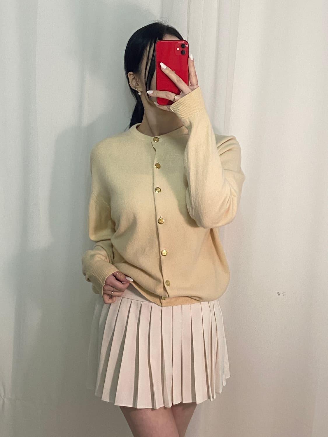 버버리 금장 기마로고 가디건 상품이미지1