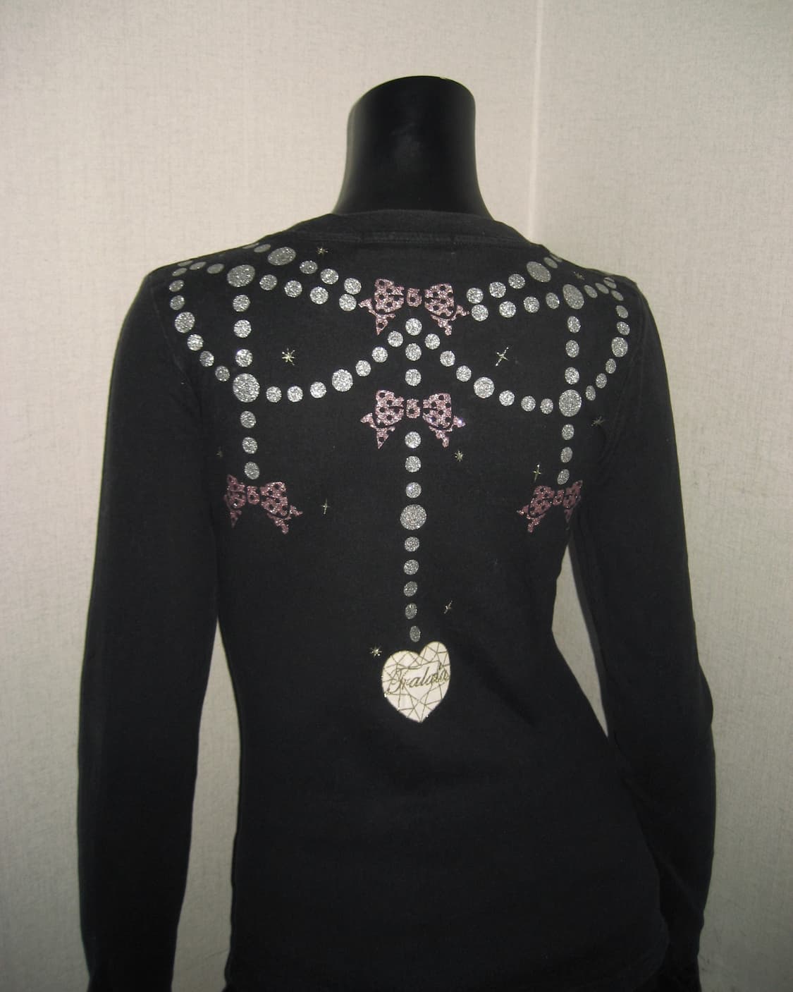 트랄라라 TRALALA 글리터 프린팅 롱슬리브 탑 히메갸루 상품이미지3