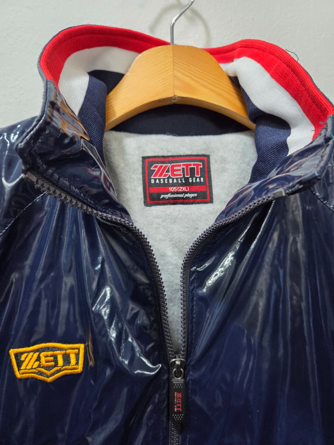 ZETT 젯트 야구 윈드브레이커 점퍼 유광 점퍼 상품이미지3