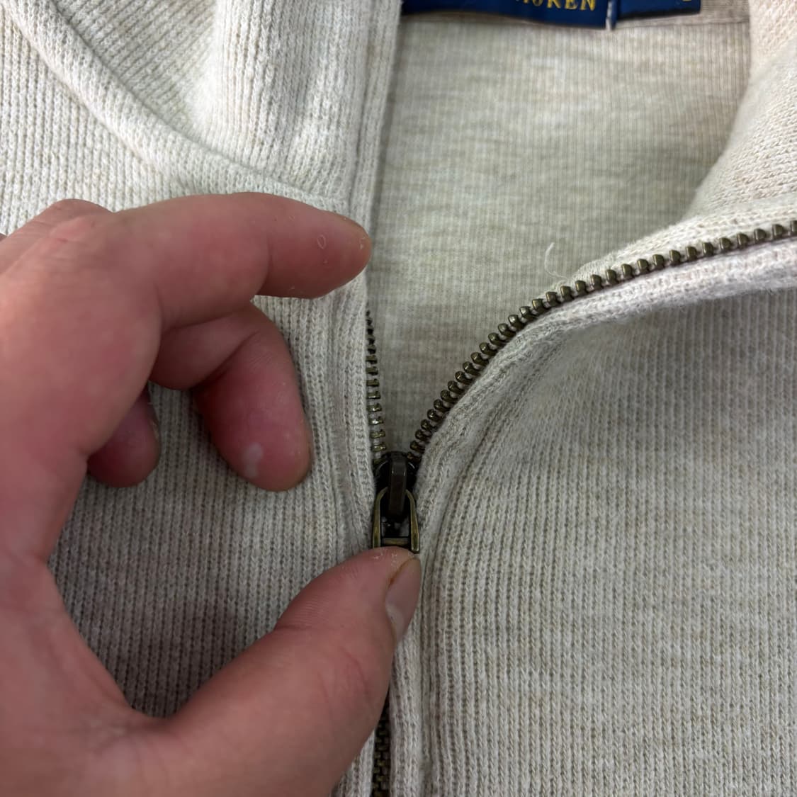 100 폴로랄프로렌 반집업 코튼 니트 상품이미지4